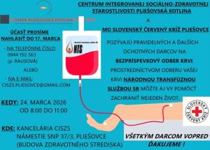 odber krvi