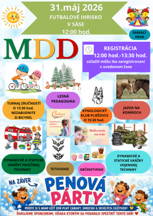 pozvánka MDD